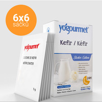 Yogourmet® Kefir - kultura pro výrobu kefíru (6x6 sáčků)